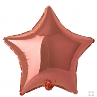  Ф Б/РИС 18" ЗВЕЗДА Металлик Rose Gold
